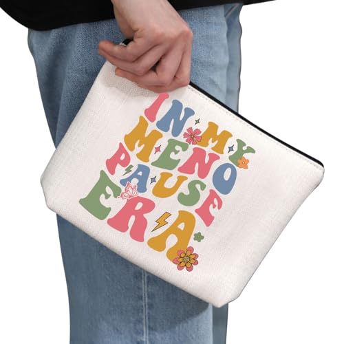 G2TUP Funny Menopause Gift My Menopause Era Makeup Bag Hormone Therapy Cosmetic Bag Hot Flashes Gift (Menopause Era MB)