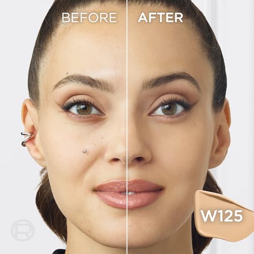 L'Oreal Paris Infallible Skin Ink 2-in-1 Foundation Concealer Hybrid Face Makeup, up to 48HR Transfer-Resistant with Buildable Light to Full Coverage, 125 Light Warm