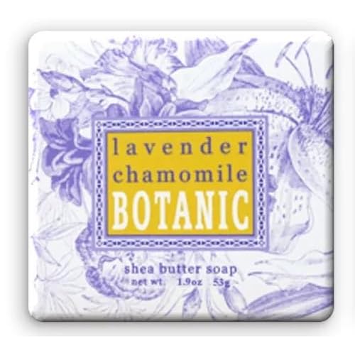 Greenwich Bay Lavender Chamomile Scented Bar Soaps - 12 Pack of Mini 1.9 oz. Botanical Scented Bars - Perfect for Guest Bath, Airbnb, Salon, Spa, Hotel - Elegant Wrappers
