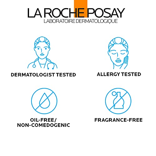 La Roche-Posay Anthelios Light Fluid Facial Sunscreen SPF 60, Lightweight Sunscreen For Face, Fluid Texture, Broad Spectrum SPF + Antioxidants, Oil Free & Oxybenzone Free, Travel Size 1.7 Fl. Oz.