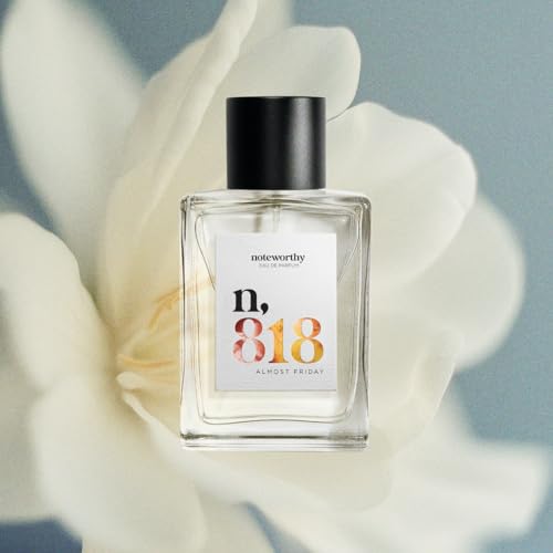 Noteworthy n,818 Almost Friday Eau De Parfum ? Jasmine, Milk, Rosewood | Sophisticated, Warm Fragrance for Any Occasion | Long-lasting Unisex Perfume for Women & Men (100ml)