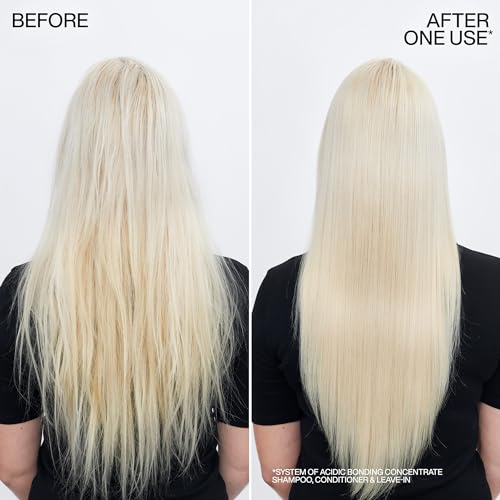 Redken Acidic Bonding Concentrate Shampoo For Damaged Hair Repair - Strengthens and Repairs Weak and Brittle Hair, Sulfate-Free, With Citric Acid