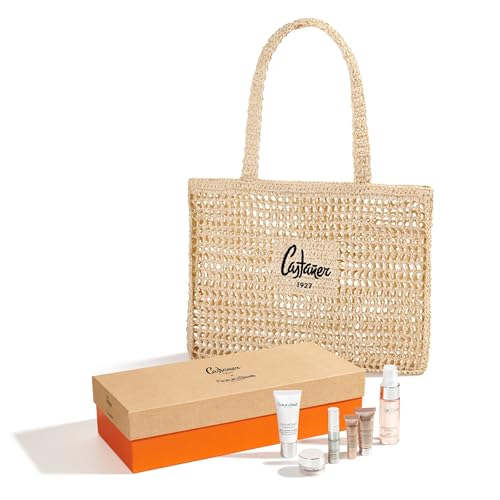 Casta?er x Natura Biss? Skincare Discovery Set, A Complete 6-piece Routine In An Exclusive Raffia Tote Bag