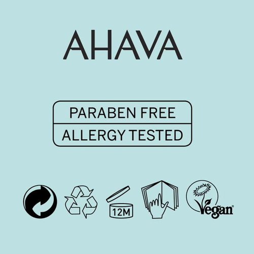 AHAVA Men's Mineral Hand Cream - Nourishing & Fast-Absorbing, Smoothes & Relieves Hands, Prevents Dryness, enriched with G-Force: Ginger Root, Ginseng, Ginkgo Biloba Leaf & Green Tea, 3.4 Fl.Oz