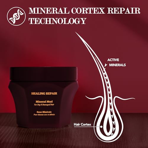 Saphira Mineral Hair Care Collection ? Moisture Repair, Healing Repair & DeFrizz Hair Masks and Mineral Mud Treatments