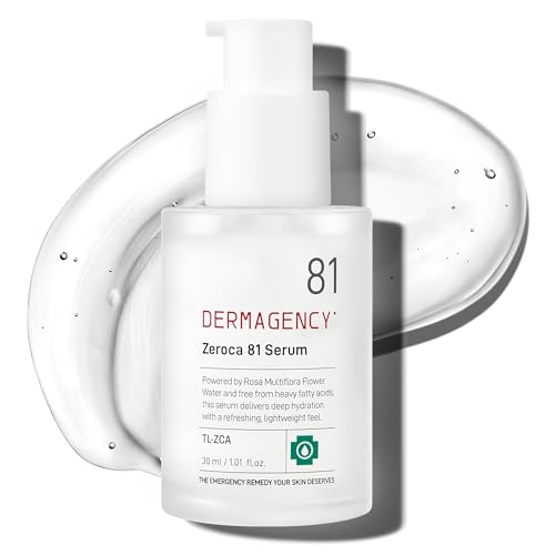 Zeroca 81 Korean Calming Serum for Acne-Prone & Oily Skin ? Balances Oil-Water, Soothes Redness, Fades Post-Blemish Marks, Firms & Hydrates (1.01 fl.oz. 30 ml)