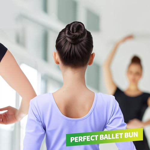 YGDZ Dance Hair Accessories Kit, Ballet Dance Stuff, Hair Nets for Buns, Bobby Pins Brown, Clear Elastic Hair Ties, Dance Competition Must Haves for Ballet Girls Women£¬Brown