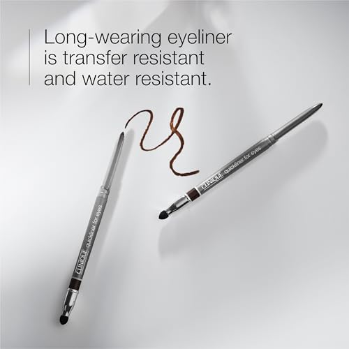 Clinique Quickliner For Eyes Eyeliner Pencil | Water Resistant, Smudge Resistant + Safe For Sensitive Eyes | 11 Shades