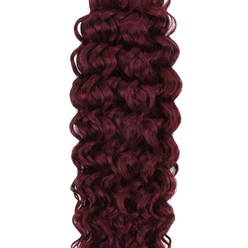 #99J Bundles Human Hair Water Wave Bundles 24 Inch Burgundy Water Wave Bundle Unprocessed Brazilian Virgin Weave Hair 1 Bundle 50 Gram Per Bundle