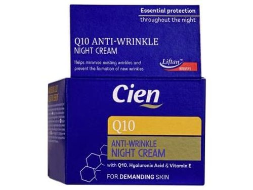 Set of 3 Anti-Wrinkle DAY CREAM - NIGHT CREAM - EYE CREAM - with q10, Hyaluronic Acid & Vitamin E