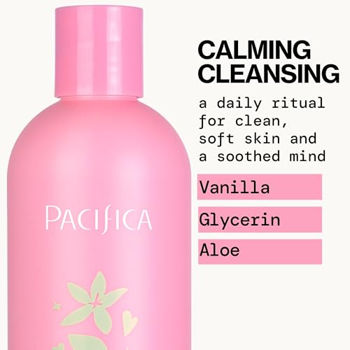 Pacifica Body Wash - Vanilla Crystal Super Hydrating Body Wash - Bath & Shower Gel - Clean Beauty, Vegan & Cruelty-Free Dermatologist Tested