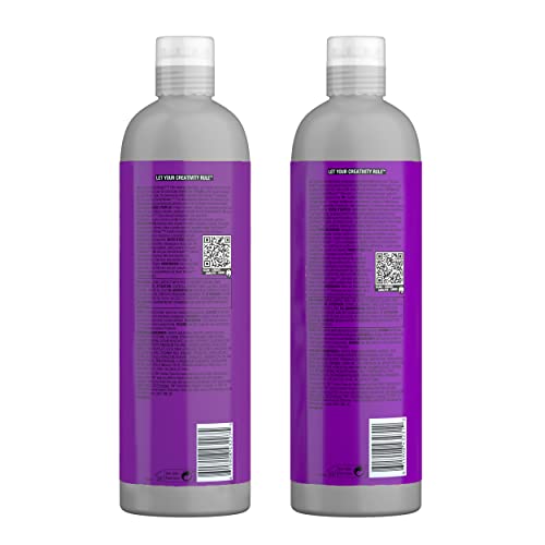 TIGI Bed Head Serial Blonde Restoring Shampoo & Conditioner Set for Damaged Blonde Hair, Hydrolyzed Keratin, 25.36 fl oz, 2 Pack