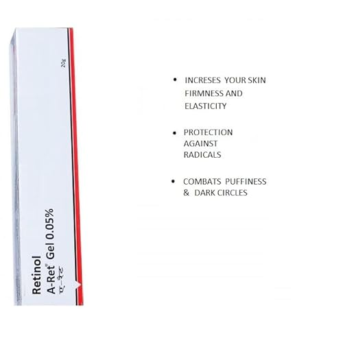 Retinol Gel 0.05 Vitamin A Repairs Fine Lines & Wrinkles Age and Sun Spots Anti-Aging Formula, 20 Grams (Retinol Gel 0.05)