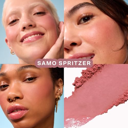 GetSet¢â Matte Powder Blush - Samo Spritzer, Setting + Blurring Rosy Mauve Blush