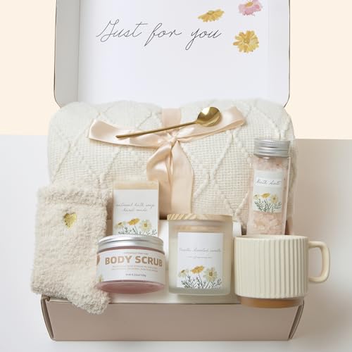 Birthday Gifts for Women-Get Well Soon Gift Baskets for Women - Women's Gift baskets Care Package. Curated with Uplifting Gifts for Recovery, birthday, Surgery, or Hospital Stay,Self Care .