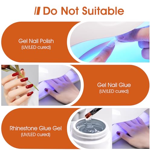 Gel Nail Glue Remover for Nails - Press On Nail Remover Easy Removal Debonder for Glue on Nail Tips, Remove for Fake Nails Tips Solid Glue, 2Pack, 1.35 fl oz/ 40 ml