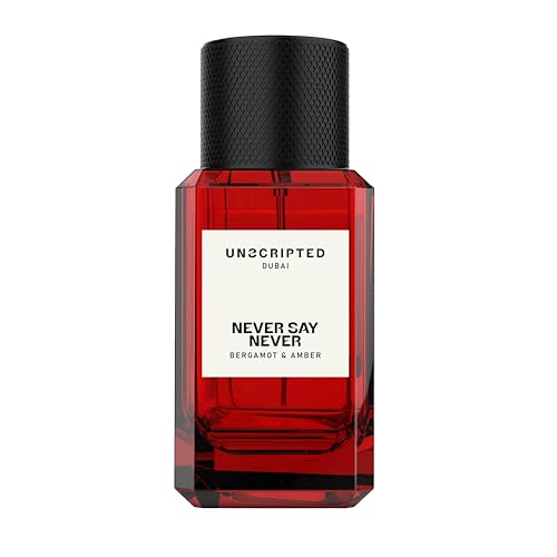 Unscripted. Never Say Never - Bold, Long-Lasting Perfume For Men And Women - Floral-Fruity Women Perfume with Notes of Amber and Citrus - 3.4 oz