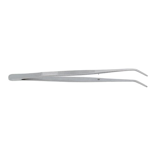 Stainless Steel Tweezers, with Curved Serrated Tip Multipurpose Tweezers Sewing Machine Tweezers Forceps for Craft Repairing (1)