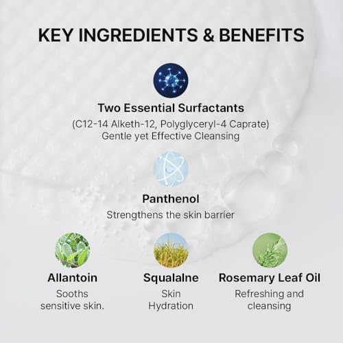 NEEDLY Mild Cleansing Pad, Makeup Remover for Sensitive Skin, Triple Deep Cleansing, Barrier Care with Only Two Surfactants & Panthenol, Extra-Large Soft Vegan Pad, Korean Skincare