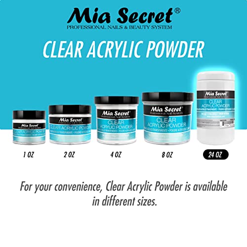 Mia Secret Clear Acrylic Powder (24oz)