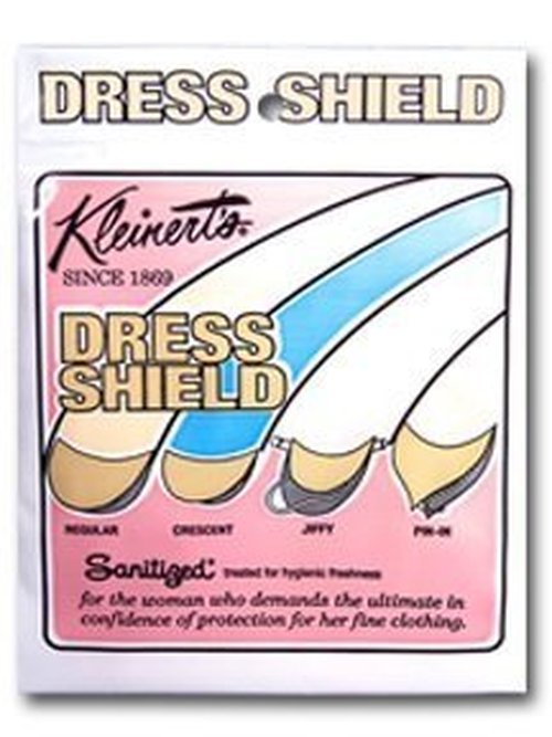 PIN-IN DRESS SHIELDS FOR REGULAR SLEEVES STYLE #560F (White)