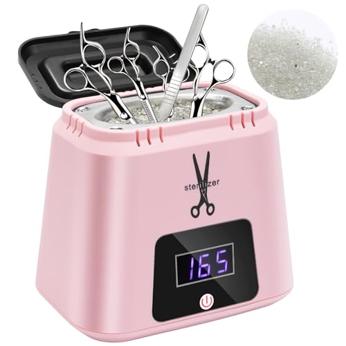 Nail Tool Sterilizer High Temperature 329¢µ for Nail Tools Portable with Glass Beads for Metal Tools Salon & Esthetician Supplies