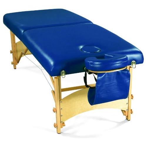 3B Scientific W60602B Blue Deluxe PorTable Massage Table, 72.5" Length, 29" Width