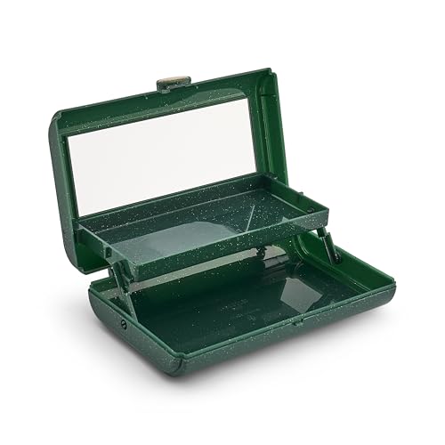 Caboodles On-The-Go Girl Makeup Box, Wicked: For Good Glinda Glam Limited Edition, Hard Plastic Makeup Organizer Box, Built-In Mirror, Secure Latch, Includes a Wicked-Themed Sticker Sheet