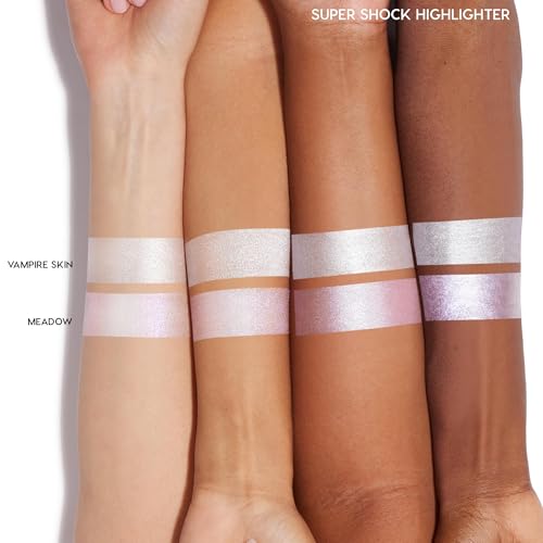 ColourPop x Twilight Super Shock Highlighter Makeup - High-Pigment, Cr?me-Powder Face Makeup - Buildable & Blendable Formula with a Unique Bouncy Texture - Vampire Skin (0.15 oz)