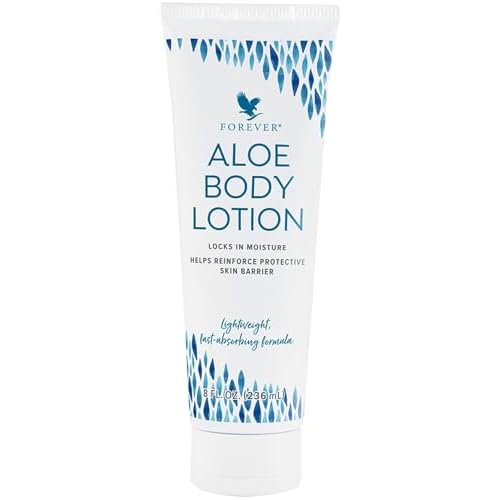 Forever Living - Aloe Body Lotion - Fast-Absorbing and Hydrating Moisturizer for Youthful Skin - Vegan and Gluten-Free - Light Floral Scent - 8 fl oz