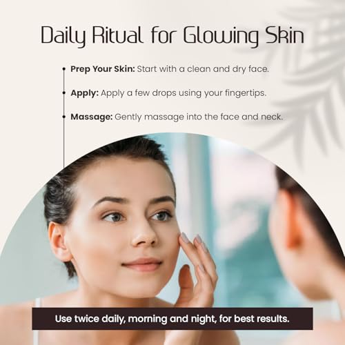 Anti-Aging Collagen Facial Serum with Hyaluronic Acid, CoQ10, Argan Oil, Vitamin C & E - Deeply Hydrates & Moisturizes - Reduces Fine Lines, Wrinkles, Dark Circles & Pigmentation - 1 fl oz / 30 ml