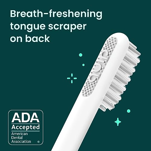 quip Sonic Toothbrush Replacement Heads for Adults - 3 Pack - Verified quip Standard Brush Head Refills for Electric Toothbrushes - Soft Bristles, Compact & Flexible - Last 3 Months Each
