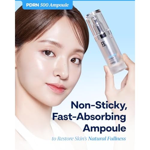 PDRN 500 Ampoule ? Firming & Hydrating Serum with PDRN, Peptides, Collagen & Hyaluronic Acid | Korean Skincare for Sensitive Skin | Fragrance-Free | 1.01 fl oz