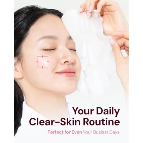 Vita Genic Jelly Face Pore Care Mask 10EA ? Hydrating Sheet Mask for Sensitive Skin, Korean Glass Skin Care with Spring Water, Vitamin C and Niacinamide, Sebum Control, Fragrance-Free
