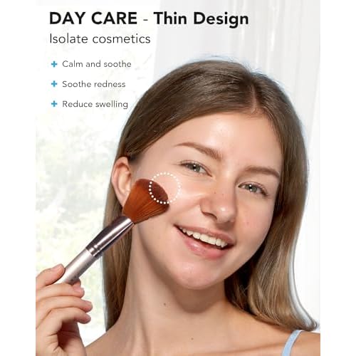 LitBear Acne Pimple Patches- Day and Night 6 Sizes 204 Dots Thin & Thick Hydrocolloid Patches with Witch Hazel, Tea Tree & Calendula Oil, Extra Adhesion for Face Zit Patch Dots