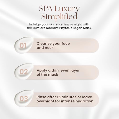 C?leste Lumi?re¢ç Radiant PhytoCollagen Mask - Luxury Hydrating Face Mask Formula with Plant Collagen & Botanical Oils - Moisturizes, Nourishes & Enhances Glowing Beauty - 1.7 fl oz / 50ml