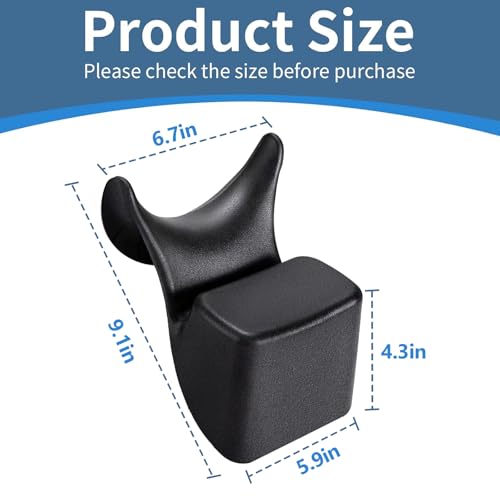 Silicone Shampoo Bowl Neck Cushion - Ergonomic Salon Hair Washing Neck Support Pillow, Non-Slip Shampoo Tray Neck Rest for Spa and Salon Basins, Comfortable Hairdressing Sink Accessory for Hair Care
