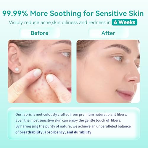 Face Towels, 10"¡¿12" Disposable Face Towel, Face Towelettes XL, Ultra Soft Makeup Remover Dry Wipes, Thick Face Towel for Sensitive Skin, 50 Count (1 Pack)