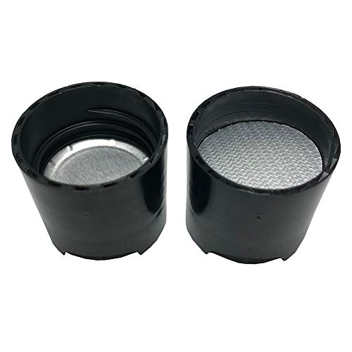 PKnGO Pressure Sensitive Foil Seal 24 mm (500 PCS) ? PS Safety Seals for Freshness and Leak Prevention ? Made in USA for Food Medicine and Cosmetic Packaging ? All Foil No Foam - No Equipment Needed