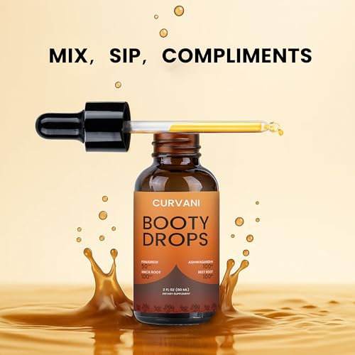 Booty Drops Lifting Serum Concentrated Formula 2 oz. Custom-Designed for Women's Curves and Beauty. (1PCS)