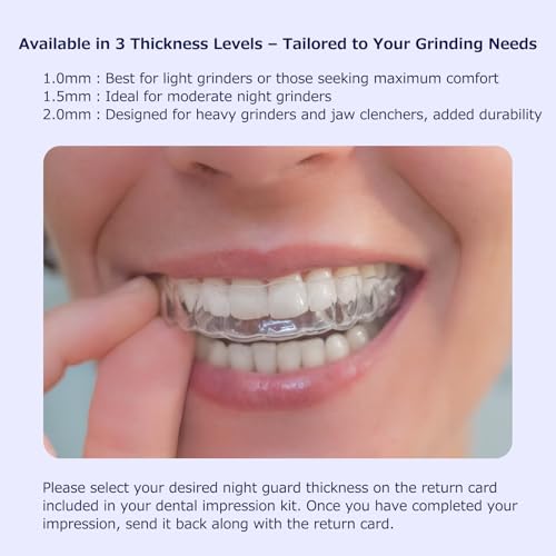 Custom Retainer, Clear Retainers for Teeth, Bite Night Guard for Adults & Kids, Mouth Guards for Grinding/TMJ/Bruxism/Teeth Clenching Nighttime