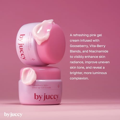 Gooseberry Juicy Glow-up Gel Cream¤ÓDaily Hydration, Even Skin Tone¤ÓGooseberry, Alpha-Arbutin, Niacinamide, Centella Asiatica¤ÓKorean Skin Care, Korean Moisturizer | By Juicy | 1.85 Fl.oz