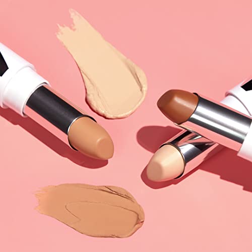 Almay Skin Perfecting Comfort Concealer, Face Makeup, Full Coverage, Natural Looking Finish, Cruelty-Free, Hypoallergenic, Dermatologist Tested, 120 Light, 1 Count