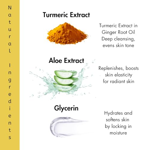 Turmeric Soap Bar | Face & Body Cleanser | Moisturizing | Lathering | Deep Cleansing | Evens Skin Tone | Refreshing Scent | Radiant Skin | 1 count pack of 1|