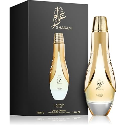 Lattafa Pride Gharam Eau de Parfum Spray for Unisex, 3.4 Ounce