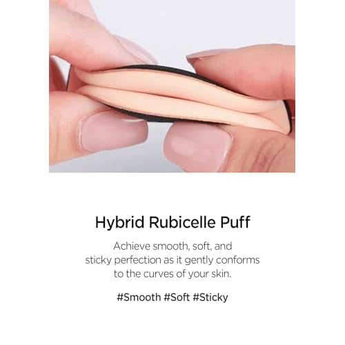 [JUNGSAEMMOOL OFFICIAL] Cushion Puff Set (10p) Black