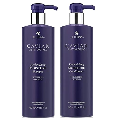 Alterna Caviar Anti-Aging Replenishing Moisture Shampoo/Conditioner, 8.5 fl. oz.