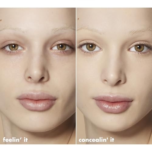 e.l.f. Hydrating Camo Concealer, Covers Blemishes & Under-Eye Circles, Full-Coverage & Delivers A Satin Finish, Vegan & Cruelty-Free, Light Ivory
