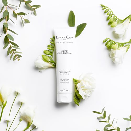 Leonor Greyl Natural Conditioner for Dry and Damaged Hair, Creme Regeneratrice Paris - Detangle, Hydrate, Strengthen & Protection, 3.3 FL Oz