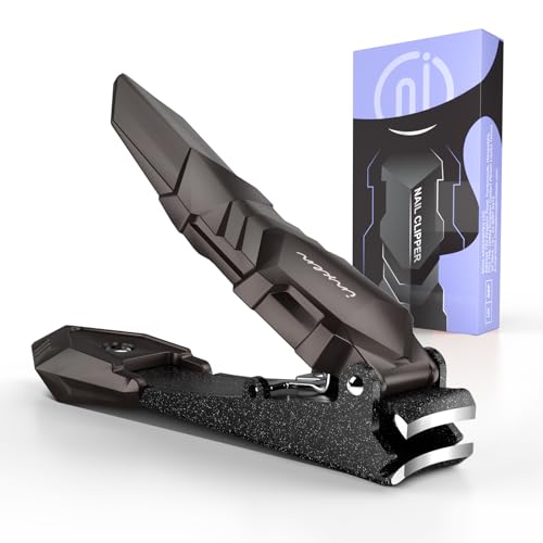Nail Clippers for Thick Nails, INXEN Nail Clippers with Extre Wide Jaw Opening for Hard Toenails, Stainless Steel Nail Clippers £¬Nail Cutter Set for Men Women Senior